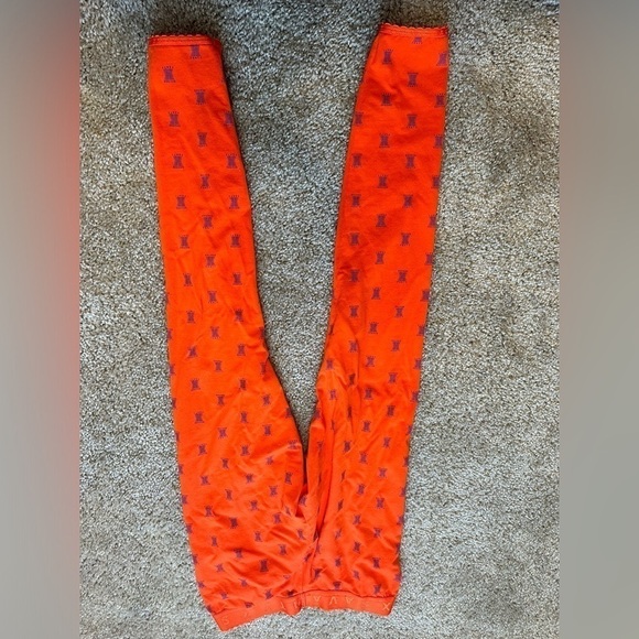 Savage Fenty Orange Logo Lounge Leggings XS - Picture 7 of 8